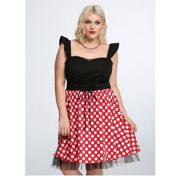 torrid Dresses & Skirts - Torrid Minnie Inspired Polka Dot Dress - Size 16